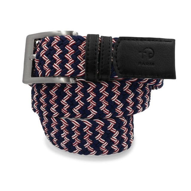 the french game ceinture tressee tricolore simili cuir raisin The French Game - Ceinture tressée en simili cuir de raisin
