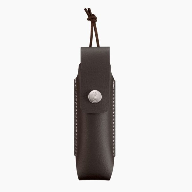Opinel - N°08 Inox + étui - Couteau de Poche - Etui Alpine - Lame acier inoxydable 8