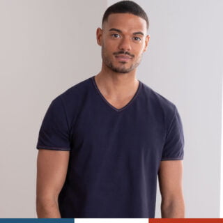 Tee-shirt col V homme par la marque Eminence Eminence - Tee-shirt col V homme