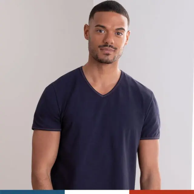 Eminence - Tee-shirt col V homme