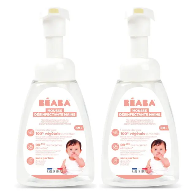 Béaba - Lot 2 Mousses désinfectantes main 250ml