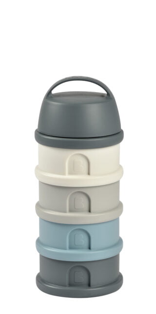 Béaba - Boîte doseuse 4 compartiments mineral grey / blue