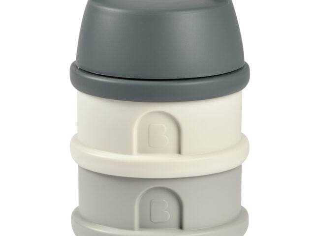 Béaba - Boîte doseuse 4 compartiments mineral grey / blue