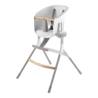 Chaise Haute Evolutive Up & Down white/grey par la marque Béaba Béaba - Chaise Haute Evolutive Up & Down white/grey