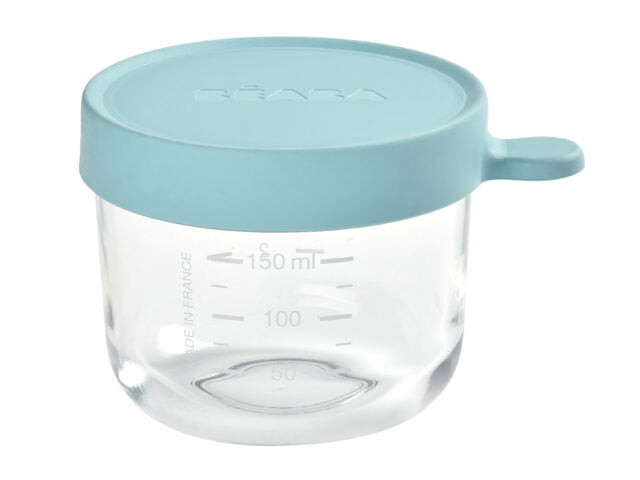 Béaba - Portion verre 150 ml light blue