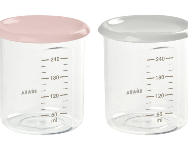 Béaba - Lot 2 Maxi Portion old pink/grey