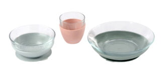Béaba - Coffret repas verre eucalyptus