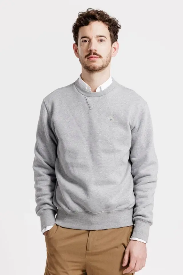 Edmond Marcel - Sweat mixte en molleton gratté