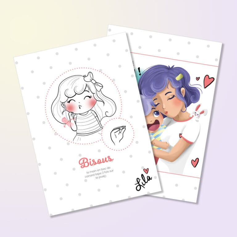 Lila signe avec bébé - livres