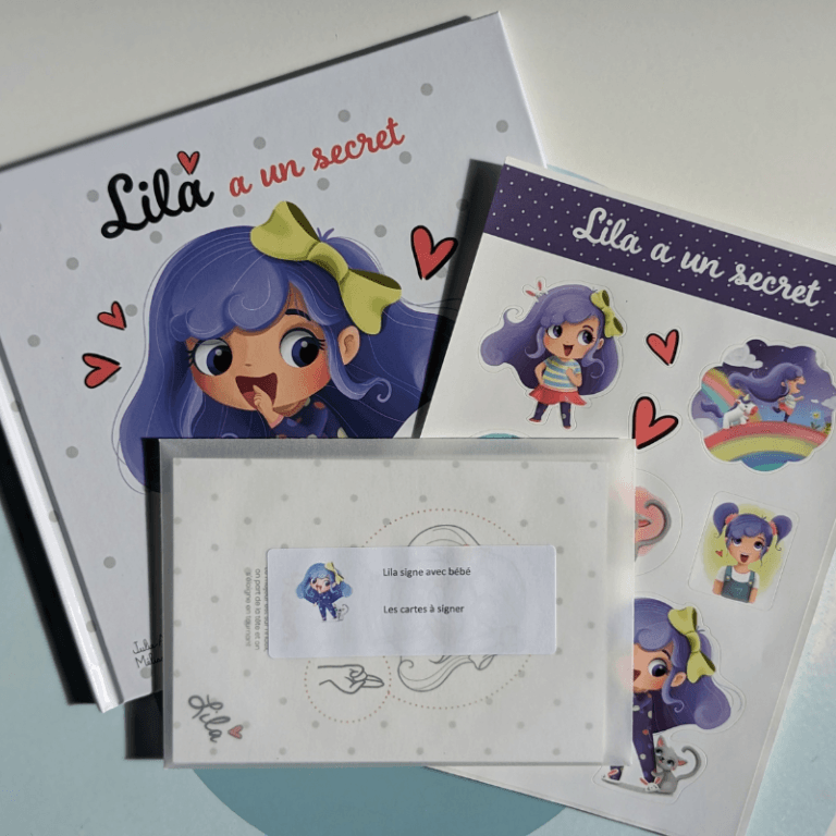 Lila signe avec bébé - livres