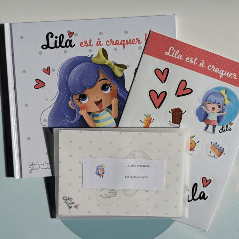 Lila signe avec bébé - livres
