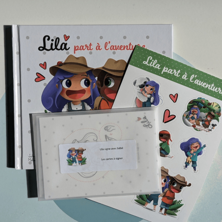 Lila signe avec bébé - livres