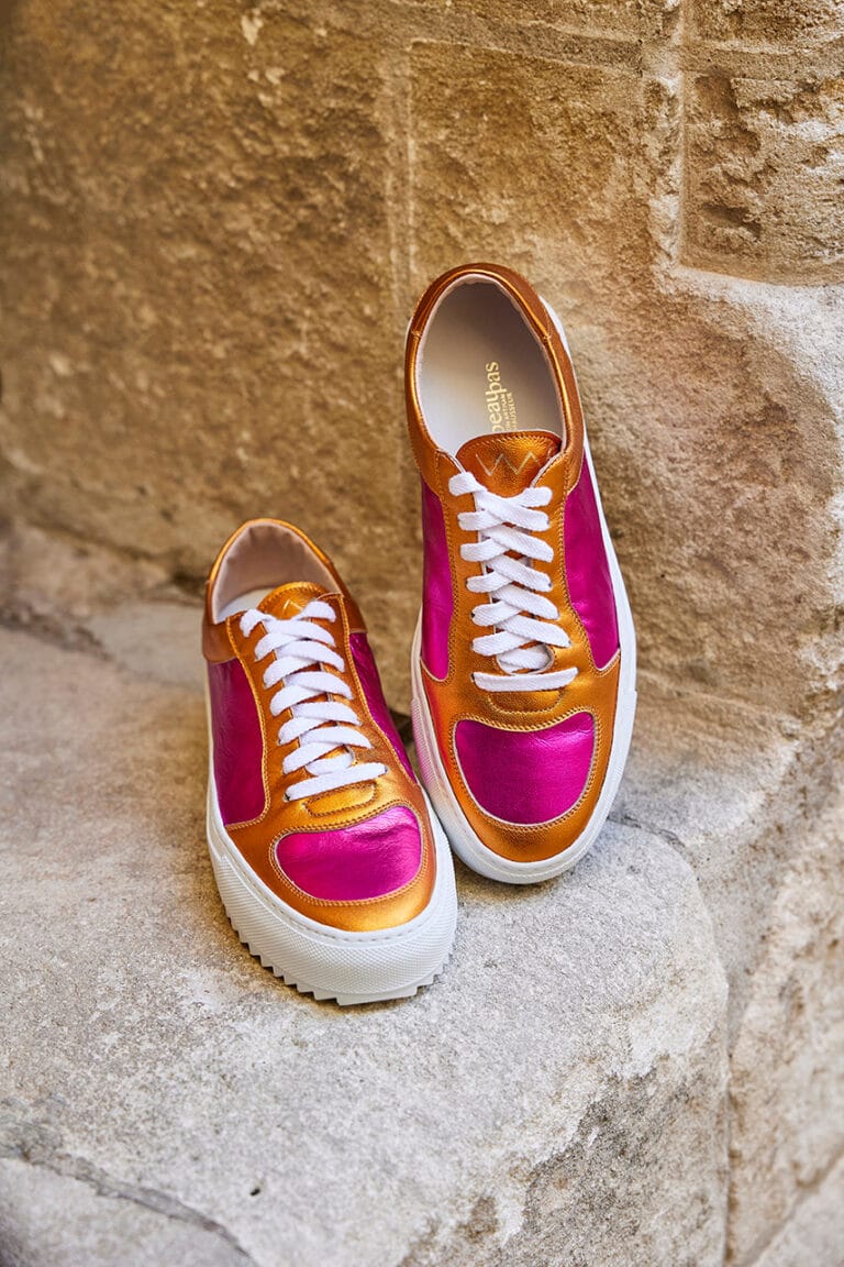 Unsibeaupas - Basket fabriquée en France - Suzanne plateforme