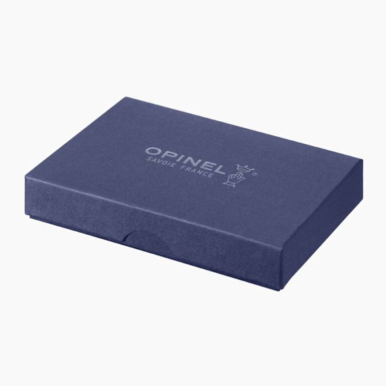 Opinel - Couteau de poche N°08 Bouleau Lamellé Gris - Lame acier inoxydable 8