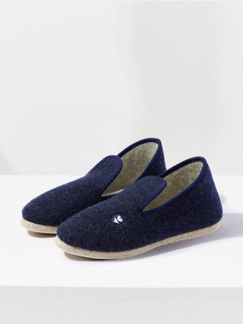 Pantoufle Froddo marine laine