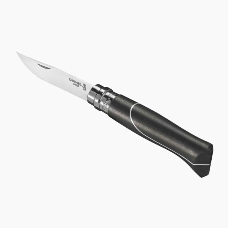 5 cm - Manche Ebène Feuille d’Aluminium - Coffret Chêne - Made in France