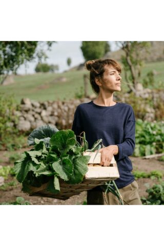 🇫🇷🌾 Le t-shirt en lin français – Marine par la marque Le t-shirt Propre Le t-shirt Propre - 🇫🇷🌾 Le t-shirt en lin français – Marine