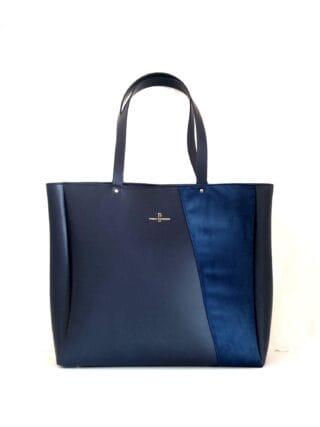 Sac à main bleu personnalisable L’insoutenable légèreté par la marque Maison Bonnamour Maison Bonnamour - Sac à main bleu personnalisable L’insoutenable légèreté