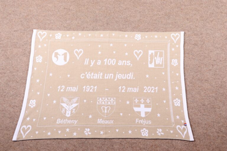 Naissance Cadeau - Plaid du centenaire