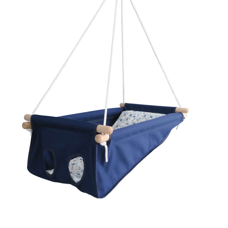 Petite Planète - Hamac pour bébé Zébul'hamac bleu navy