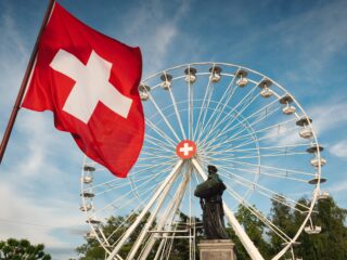 Drapeau Suisse à Genève