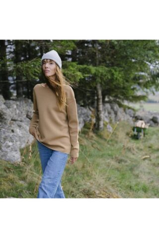 Le t-shirt Propre - Le pull 100% laine française  Camel