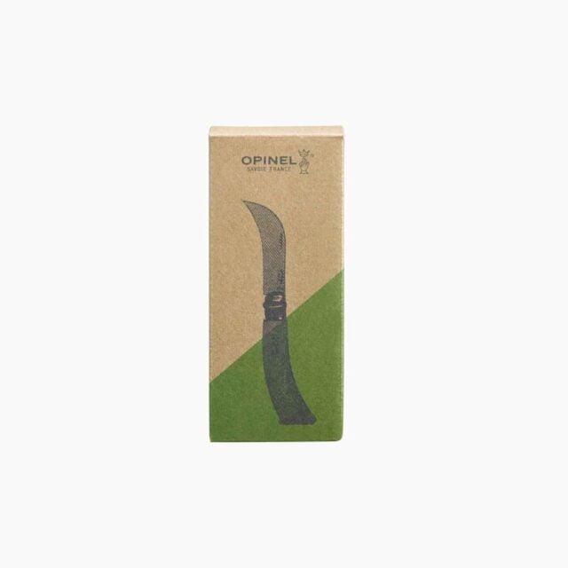 Opinel - Serpette-Greffoir N°08 - Couteau Outil Jardinage - Lame courbée acier inoxydable 8 cm - Manche Bois Hêtre - Made in France