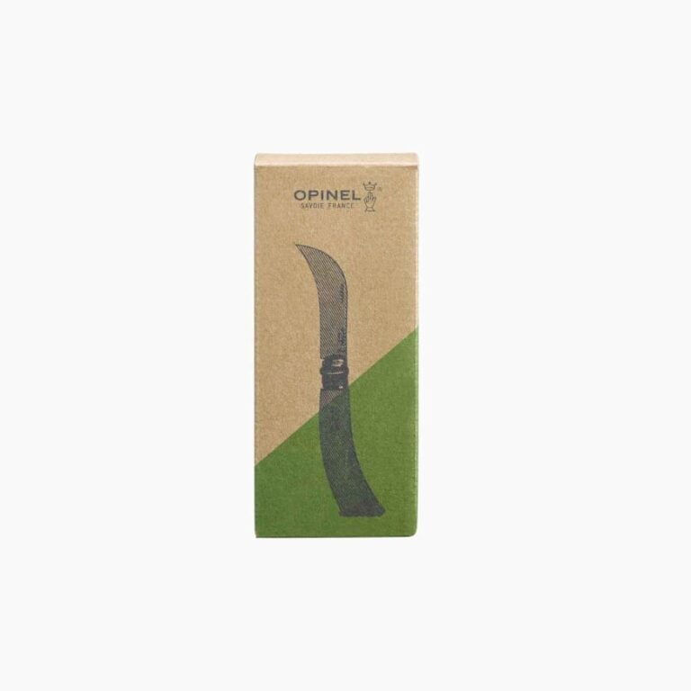 Opinel - Serpette-Greffoir N°08 - Couteau Outil Jardinage - Lame courbée acier inoxydable 8 cm - Manche Bois Hêtre - Made in France