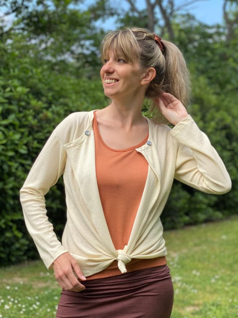 Le Mouton à Soie - gilet Intemporel femme PRECOMMANDE