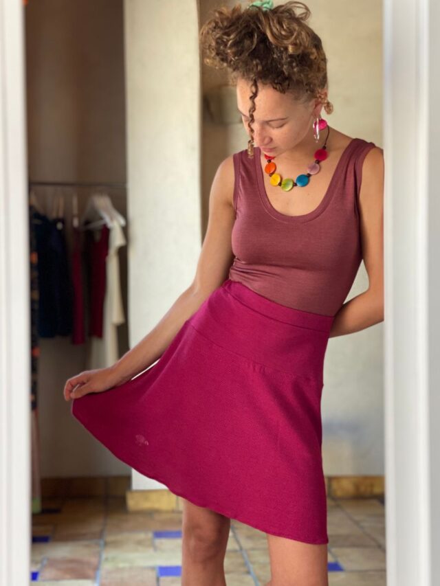 Le Mouton à Soie - jupe Discrète femme PRECOMMANDE