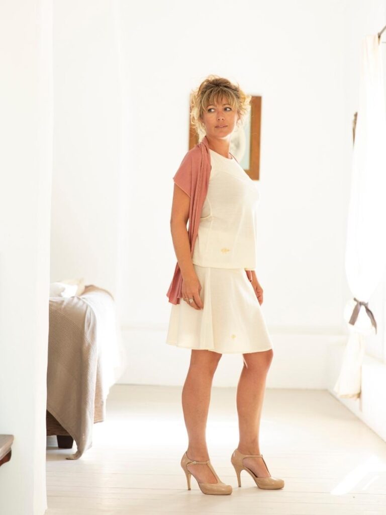Le Mouton à Soie - jupe Discrète femme PRECOMMANDE