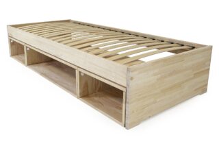 Lit avec rangement Maël 90×200 par la marque ABC Meubles ABC Meubles - Lit avec rangement Maël 90×200
