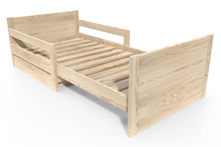 ABC MEUBLES - Lit évolutif enfant avec tiroir bois