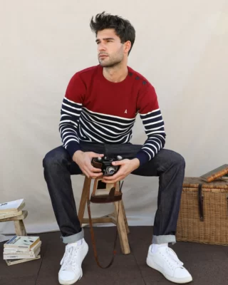 Maison FT - Pull Colin Bordeaux