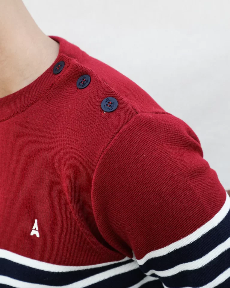 Maison FT - Pull Colin Bordeaux