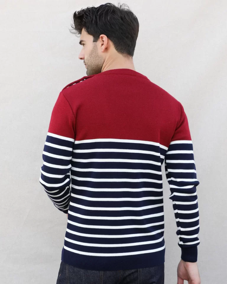 Maison FT - Pull Colin Bordeaux