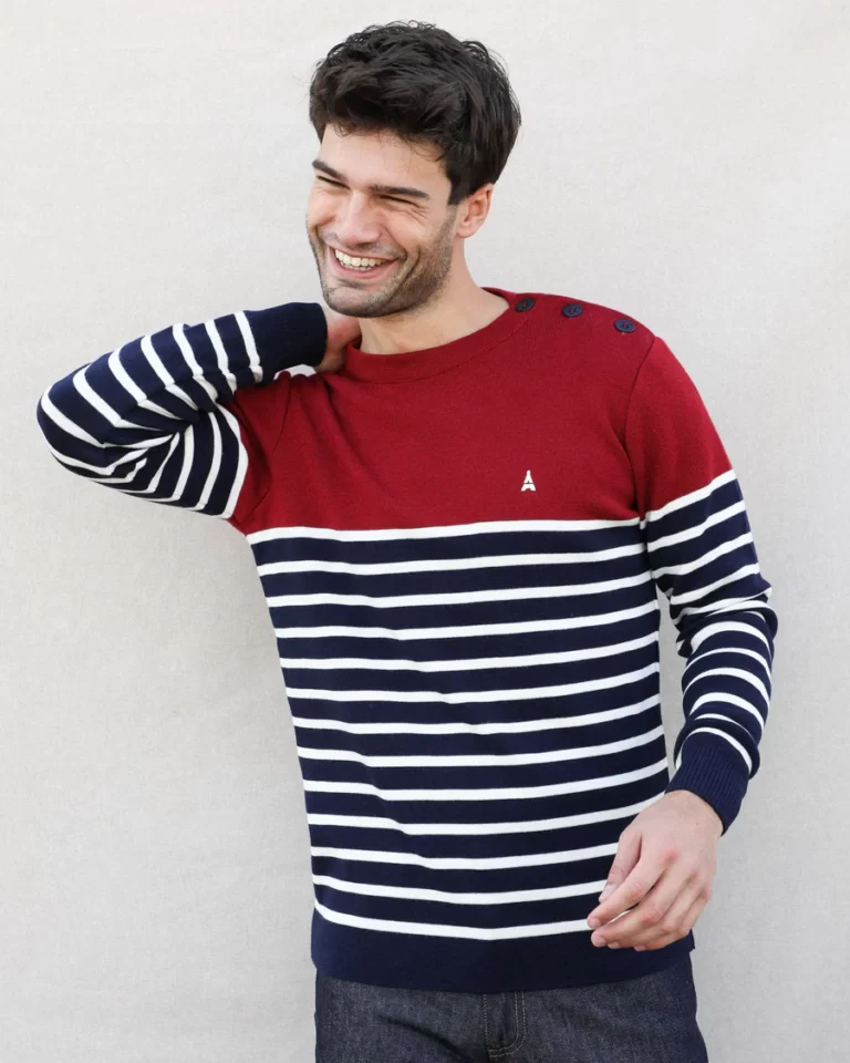 Maison FT - Pull Colin Bordeaux