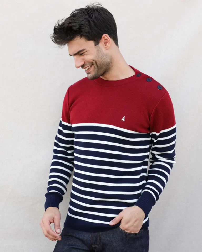 Maison FT - Pull Colin Bordeaux