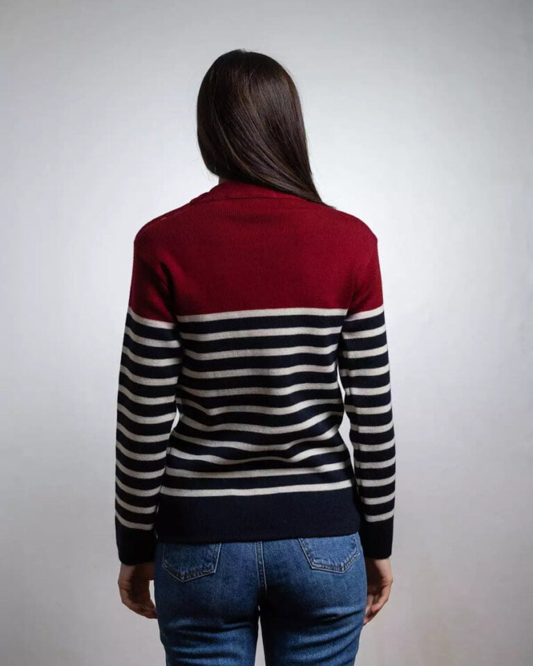Maison FT - Pull Colin Bordeaux