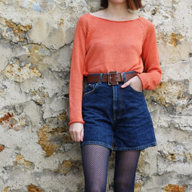 Plusdepulls - Pull Oseille Citrouille