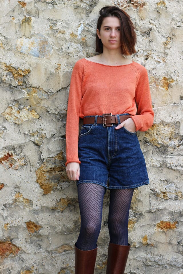 Plusdepulls - Pull Oseille Citrouille