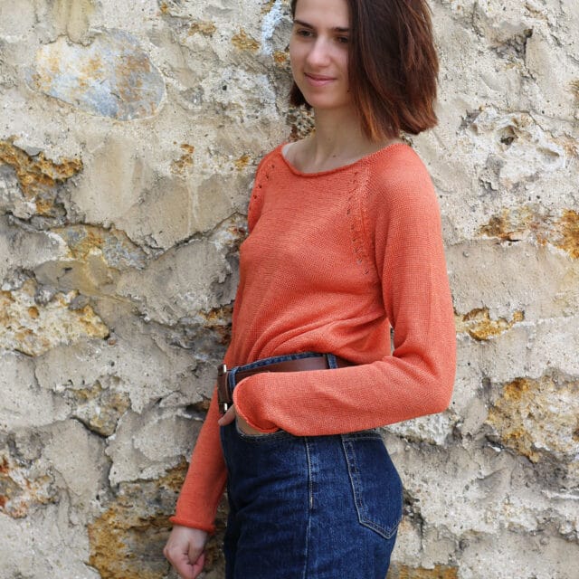 Plusdepulls - Pull Oseille Citrouille