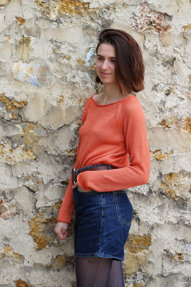 Plusdepulls - Pull Oseille Citrouille