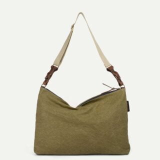Bleu de Chauffe - Besace Baston2 – Kaki US stonewashed
