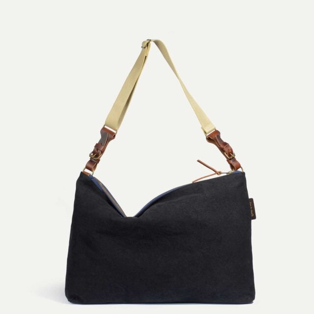 Bleu de Chauffe - Besace Baston2 - Noir stonewashed - new