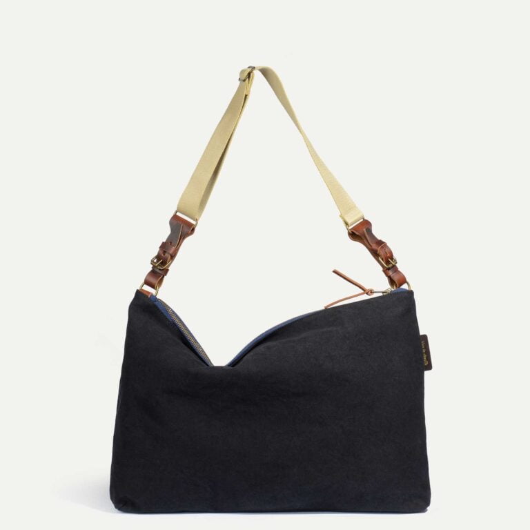 Bleu de Chauffe - Besace Baston2 - Noir stonewashed - new
