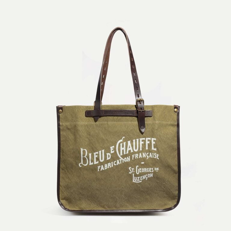 Bleu De Chauffe - Cabas BAZAR - Kaki US stonewashed