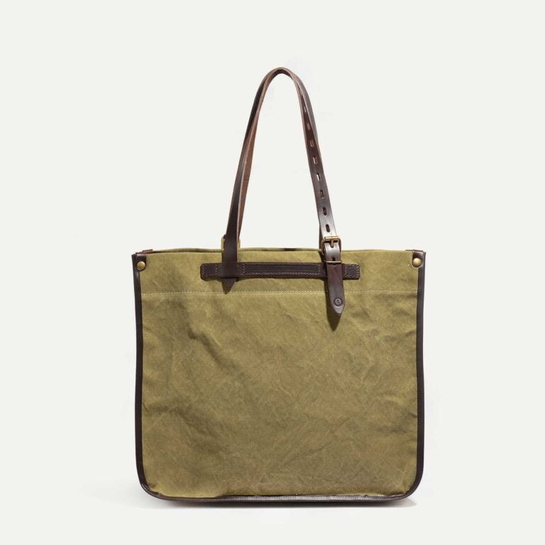 Bleu De Chauffe - Cabas BAZAR - Kaki US stonewashed