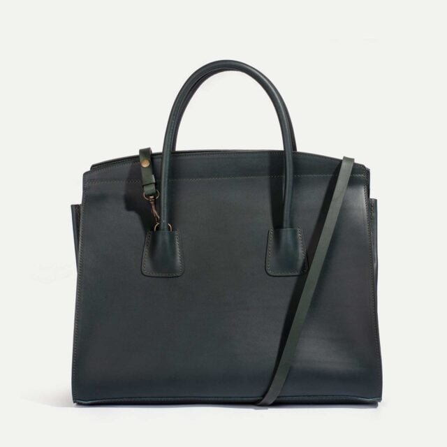 Bleu de Chauffe - Cabas business Dalva - Bleu Paon - new