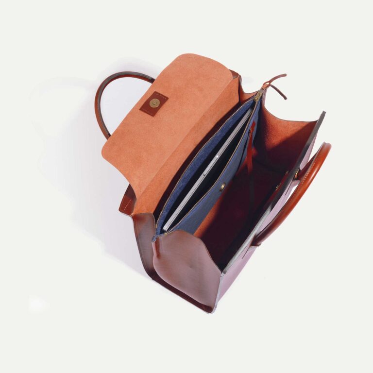 Bleu De Chauffe - Cabas business Dalva - Rust